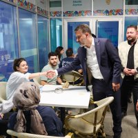 Başkan Vekili Biba öğrencilerle bir araya geldi 